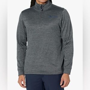 NEW Costa Del Mar mens harbor heather gray Quarter-Zip sweatshirt size medium